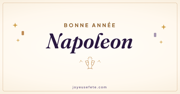 Image « Bonne année Napoleon » au format large
