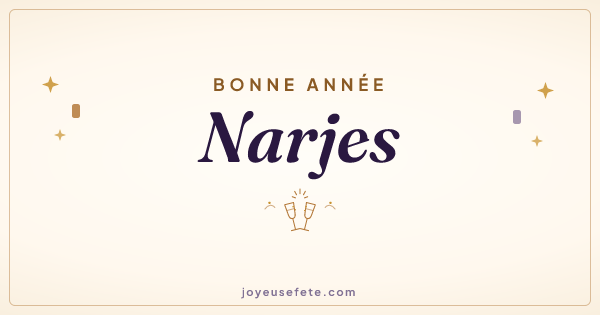 Image « Bonne année Narjes » au format large