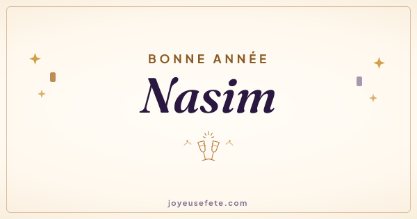 Image « Bonne année Nasim » au format large