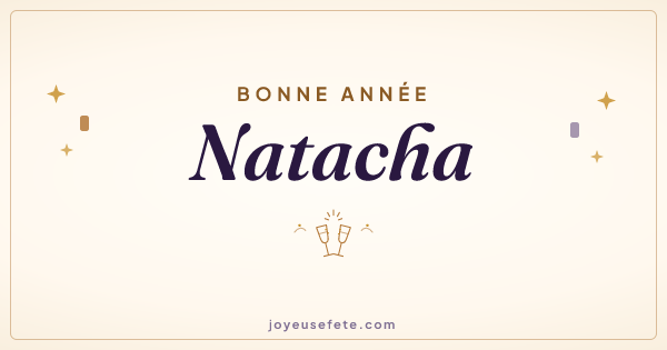 Image « Bonne année Natacha » au format large