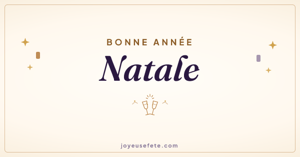 Image « Bonne année Natale » au format large