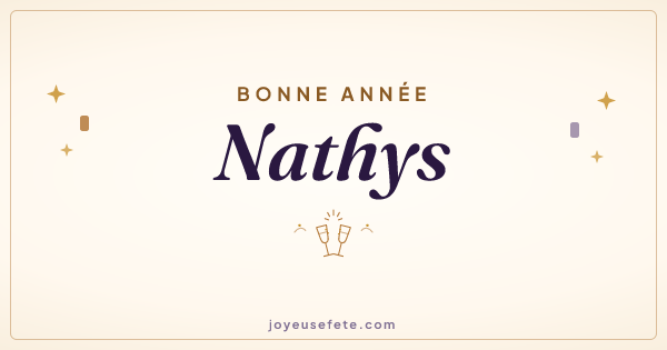 Image « Bonne année Nathys » au format large