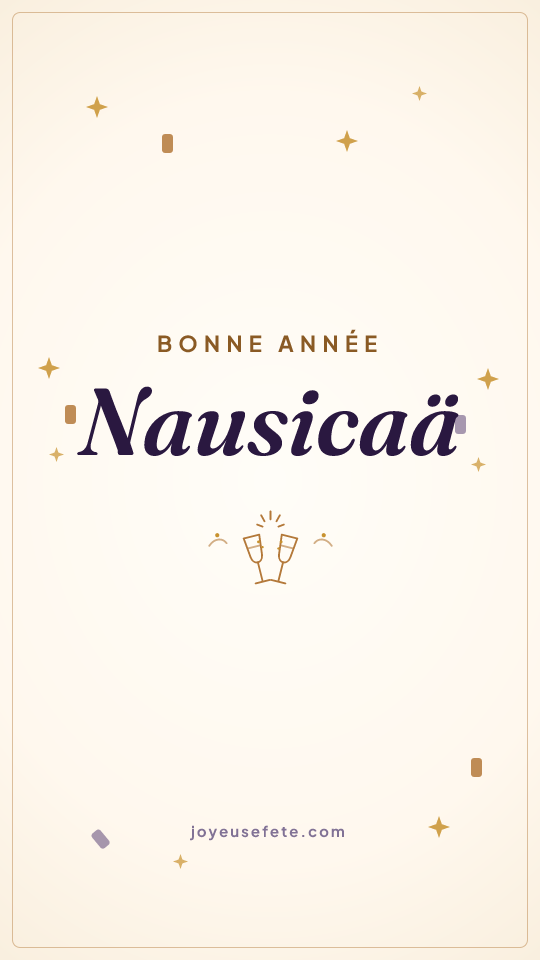 Image « Bonne année Nausicaä » au format story