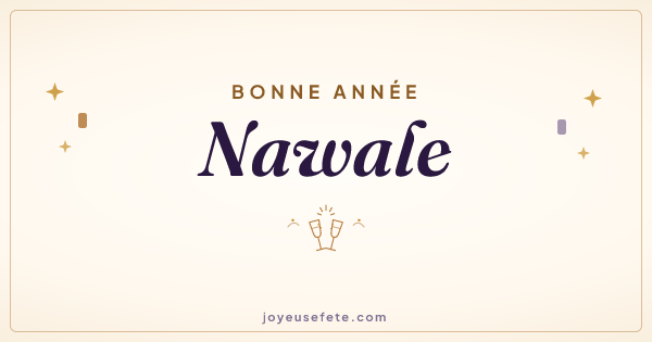Image « Bonne année Nawale » au format large