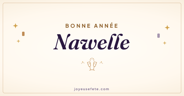 Image « Bonne année Nawelle » au format large