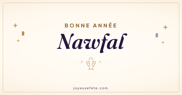 Image « Bonne année Nawfal » au format large