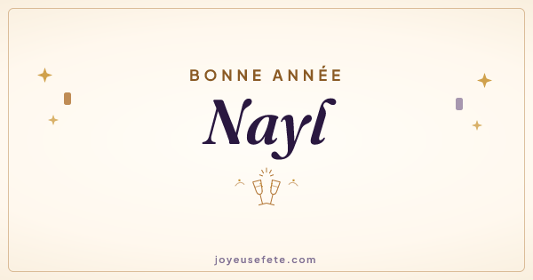 Image « Bonne année Nayl » au format large