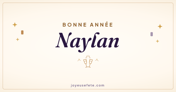 Image « Bonne année Naylan » au format large