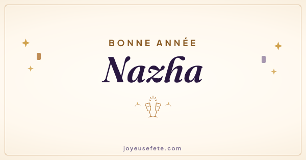 Image « Bonne année Nazha » au format large
