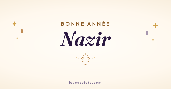 Image « Bonne année Nazir » au format large
