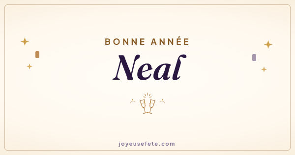Image « Bonne année Neal » au format large