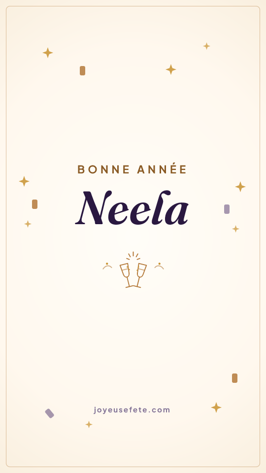 Image « Bonne année Neela » au format story