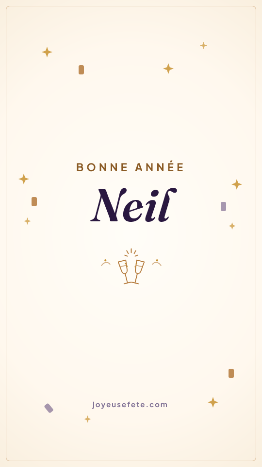 Image « Bonne année Neil » au format story