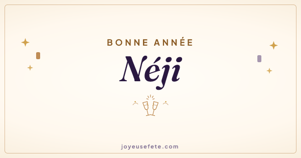 Image « Bonne année Néji » au format large