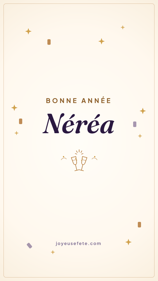 Image « Bonne année Néréa » au format story