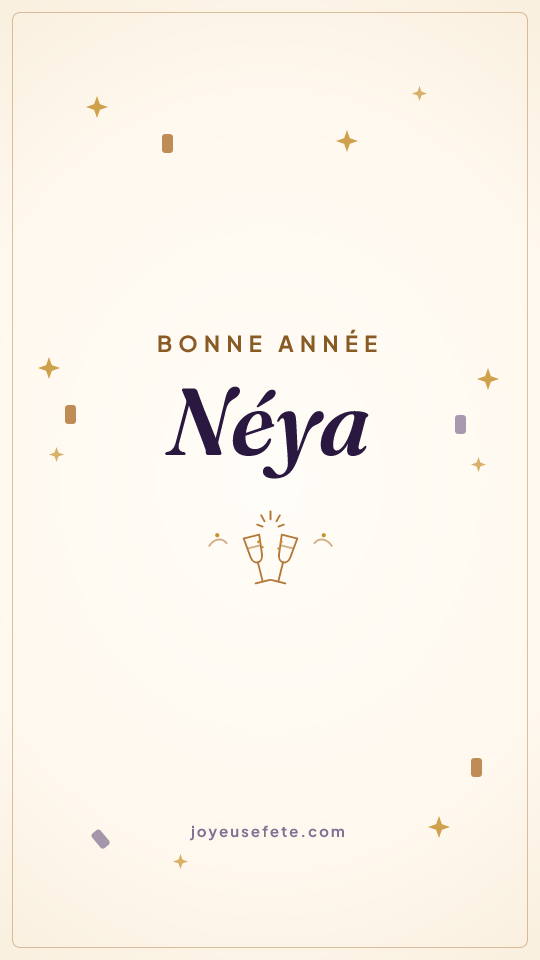 Image « Bonne année Néya » au format story