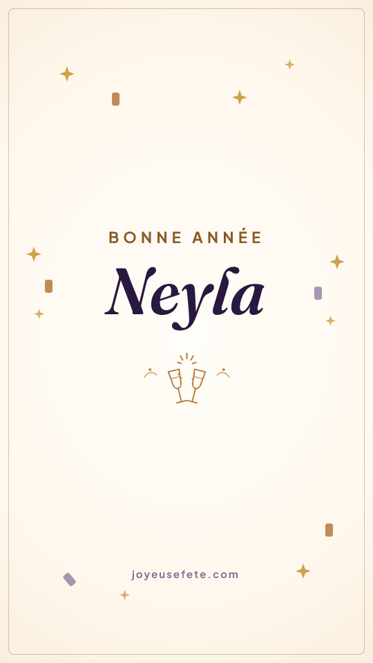 Image « Bonne année Neyla » au format story
