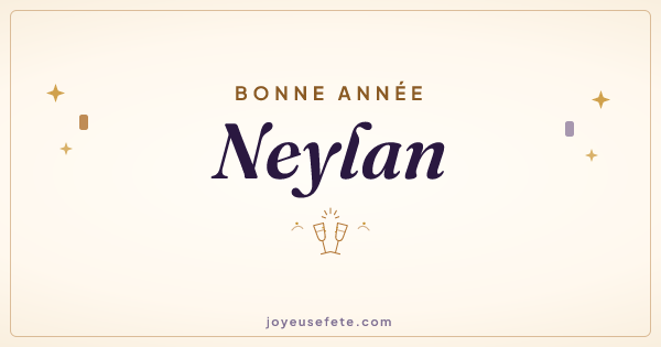 Image « Bonne année Neylan » au format large
