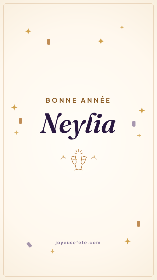 Image « Bonne année Neylia » au format story