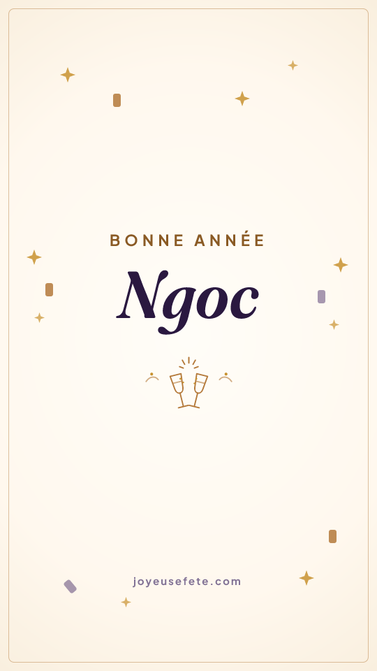 Image « Bonne année Ngoc » au format story