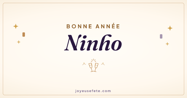 Image « Bonne année Ninho » au format large