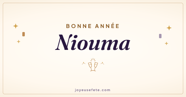 Image « Bonne année Niouma » au format large