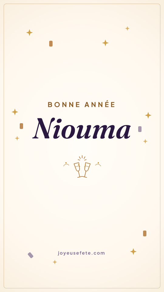 Image « Bonne année Niouma » au format story