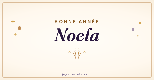 Image « Bonne année Noela » au format large