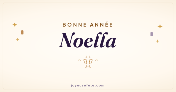 Image « Bonne année Noella » au format large