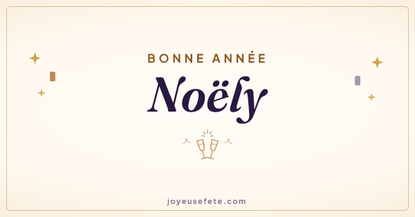 Image « Bonne année Noëly » au format large
