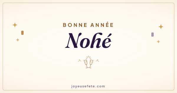 Image « Bonne année Nohé » au format large