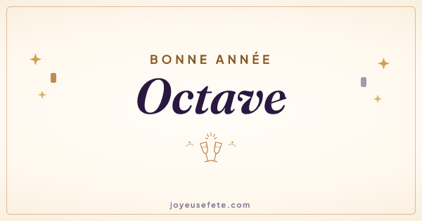 Image « Bonne année Octave » au format large
