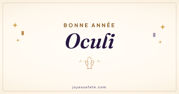 Image « Bonne année Oculi » au format large