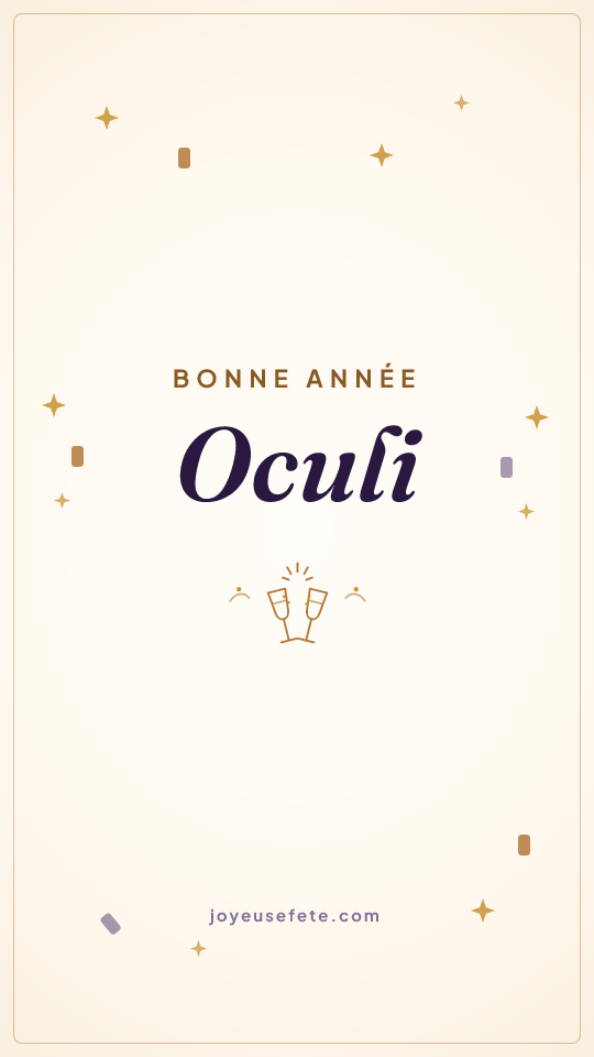 Image « Bonne année Oculi » au format story