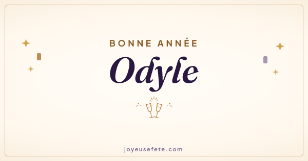 Image « Bonne année Odyle » au format large