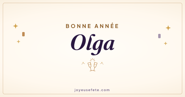 Image « Bonne année Olga » au format large