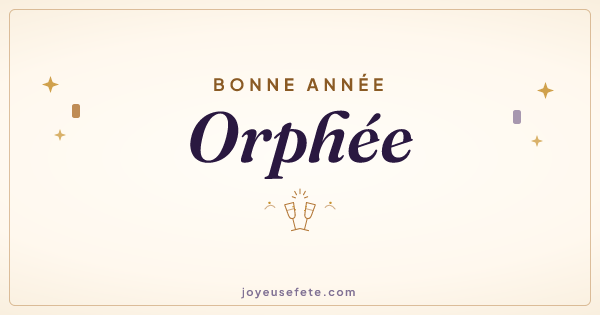 Image « Bonne année Orphée » au format large