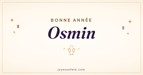 Image « Bonne année Osmin » au format large