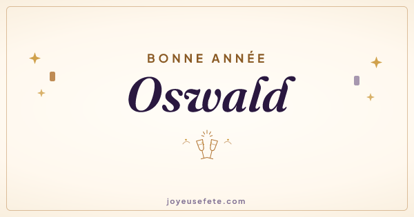 Image « Bonne année Oswald » au format large