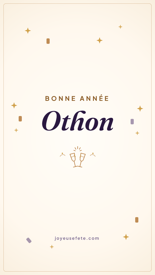 Image « Bonne année Othon » au format story