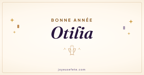 Image « Bonne année Otilia » au format large