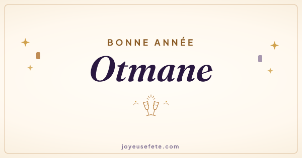 Image « Bonne année Otmane » au format large