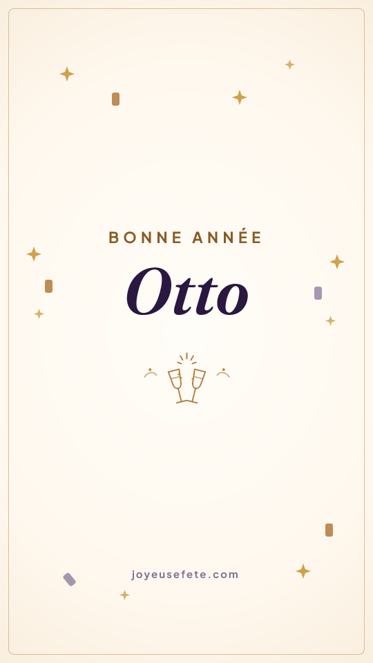 Image « Bonne année Otto » au format story