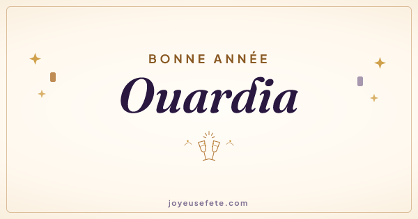 Image « Bonne année Ouardia » au format large