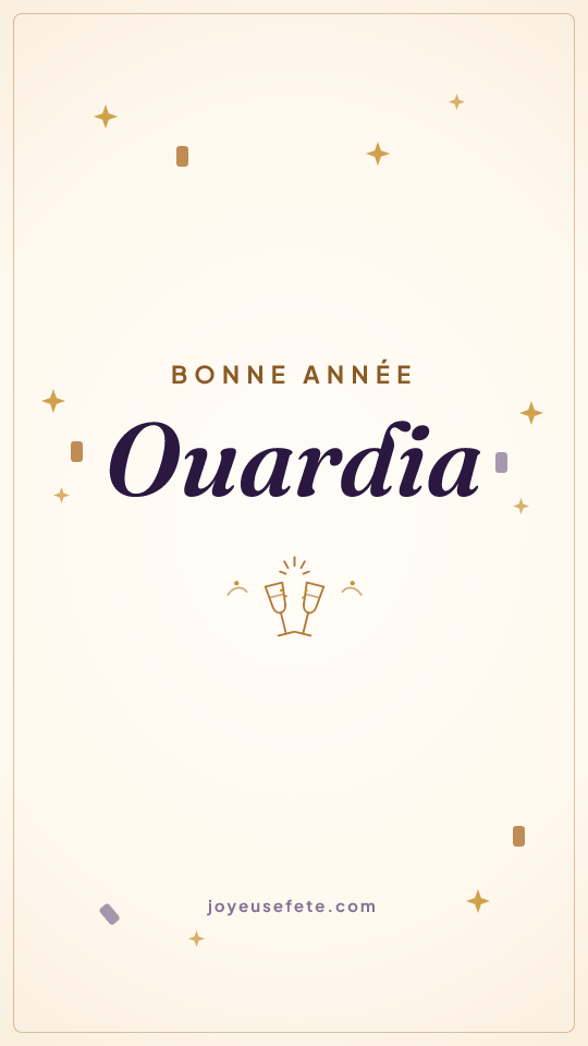 Image « Bonne année Ouardia » au format story