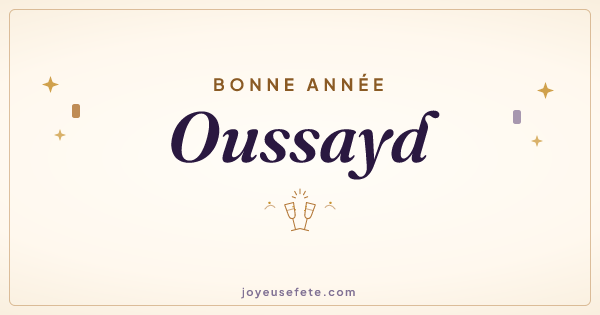 Image « Bonne année Oussayd » au format large