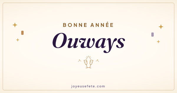 Image « Bonne année Ouways » au format large