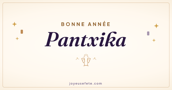 Image « Bonne année Pantxika » au format large