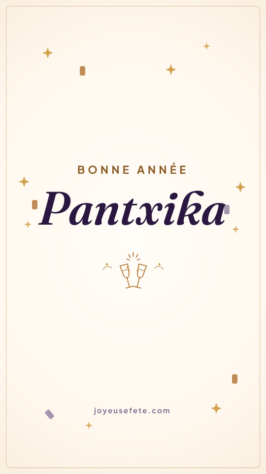 Image « Bonne année Pantxika » au format story