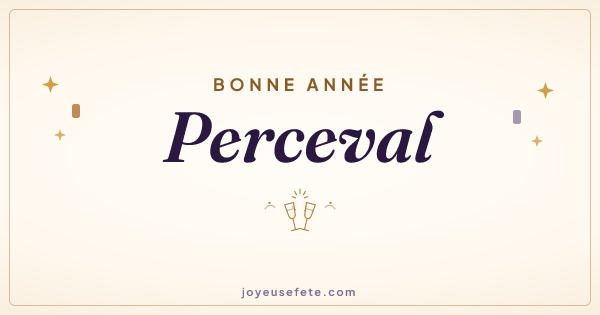 Image « Bonne année Perceval » au format large